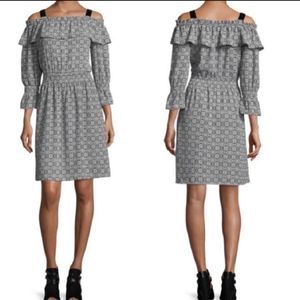 Libby Edelman Tribal on/off the Shoulder Dress